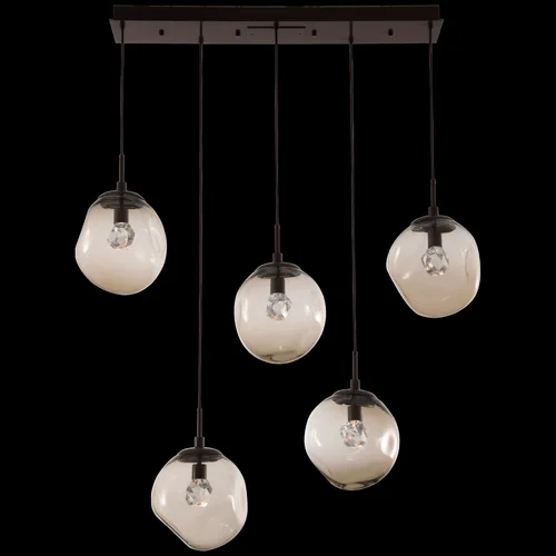 Aster Linear 7pc Multi-Pendant (1289|PLB0066-07-MB-FB-C01-L1)