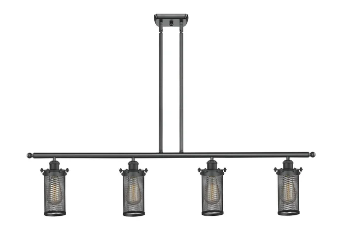 Austere Four Light Island Pendant in Brushed Satin Nickel (405|516-4I-SN-CE219)