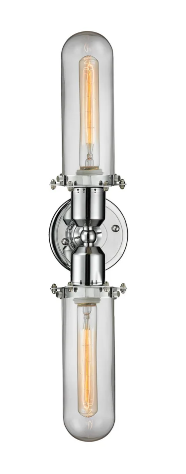 Austere LED Bath Vanity in Polished Chrome (405|900-2W-PC-CE228-PC-CL-LED)