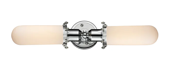 Austere LED Bath Vanity in Polished Chrome (405|900-2W-PC-CE228-PC-W)