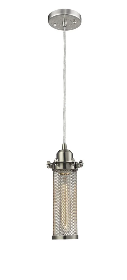 Austere LED Mini Pendant in Brushed Satin Nickel (405|900-1P-SN-CE216-SN)