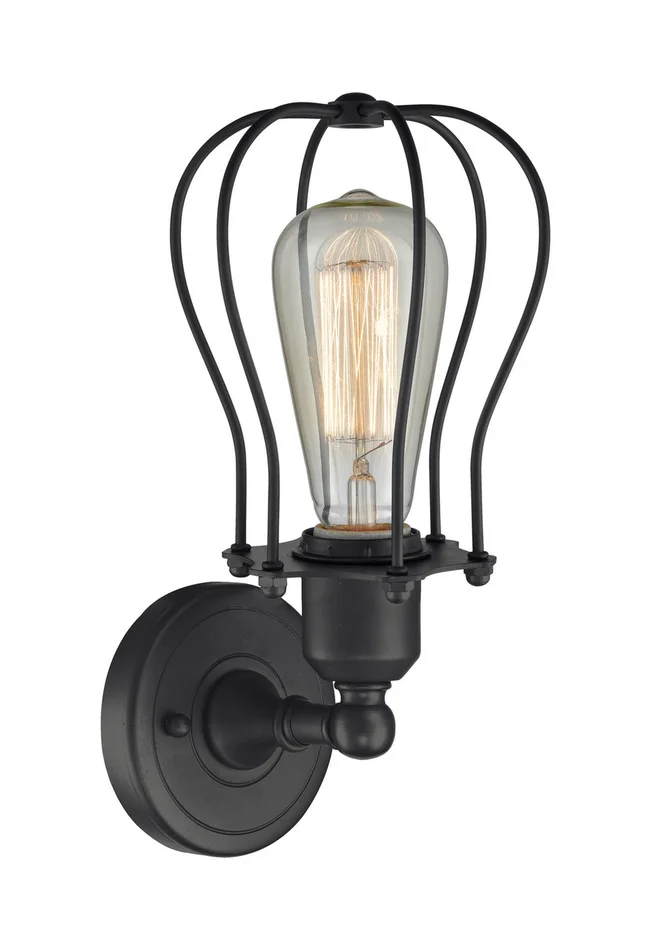 Austere LED Wall Sconce in Matte Black (405|900-1W-BK-CE513-BK-LED)