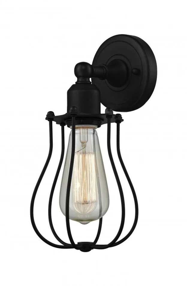Austere One Light Mini Pendant in Matte Black (405|900-1P-BK-CE513-BK)