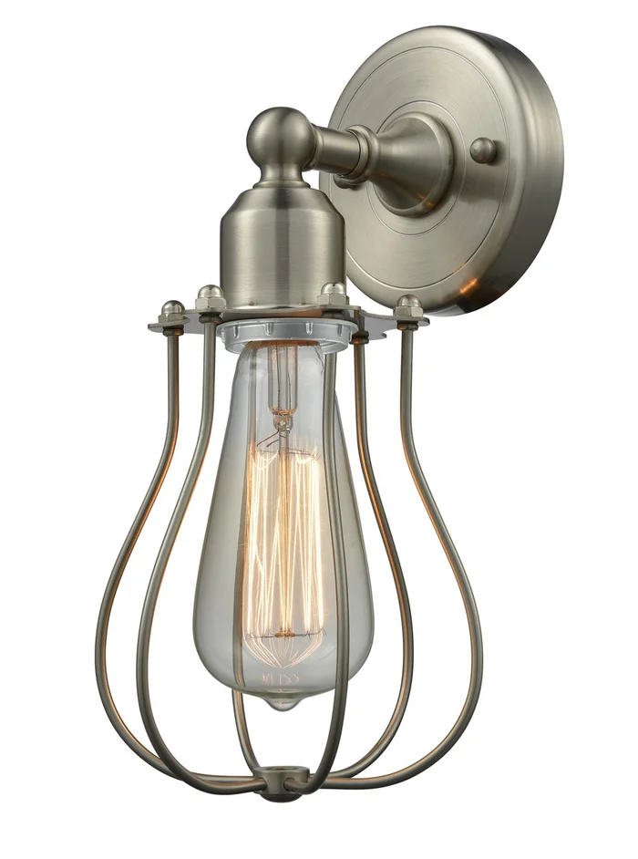 Austere One Light Wall Sconce in Brushed Satin Nickel (405|900-1W-SN-CE513-SN)