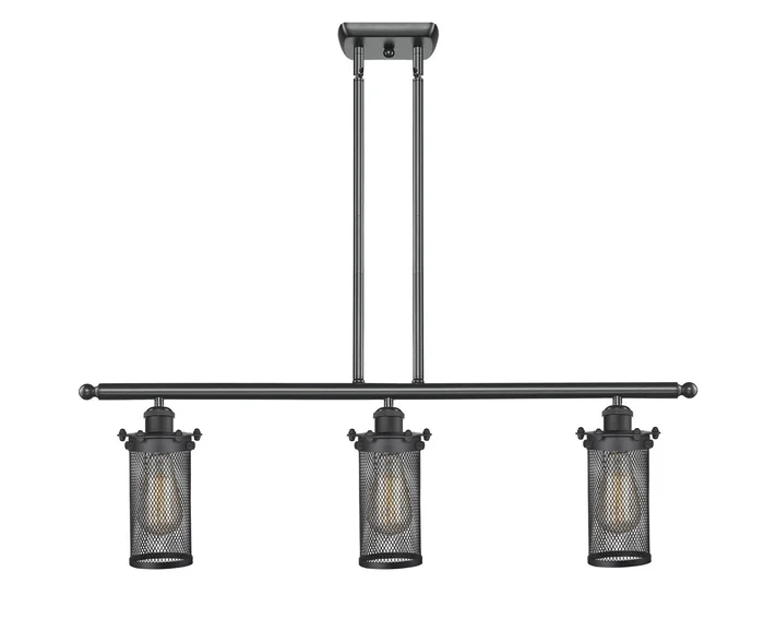 Austere Three Light Island Pendant in Oil Rubbed Bronze (405|516-3I-OB-CE219)