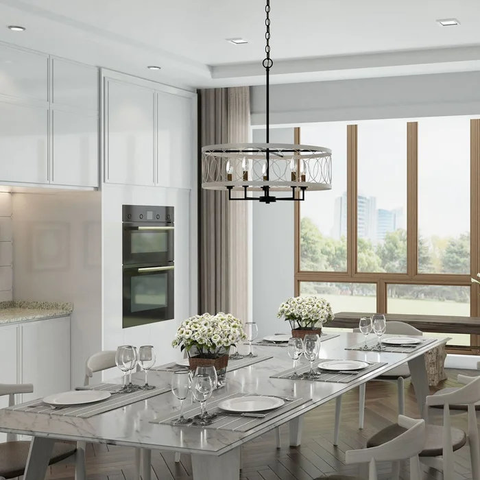 Austin Allen & Co Madeline 4-Light Pendant – AA1003BT