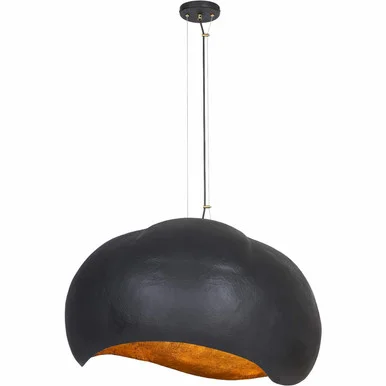 Baleia Four Light Pendant in Black (40|46438-010)