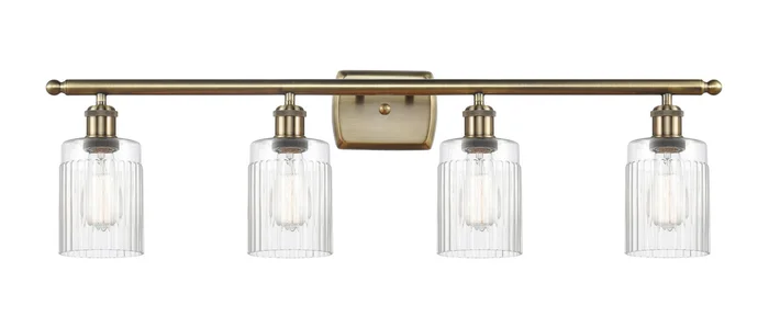 Ballston Four Light Bath Vanity in Antique Brass (405|516-4W-AB-G342)