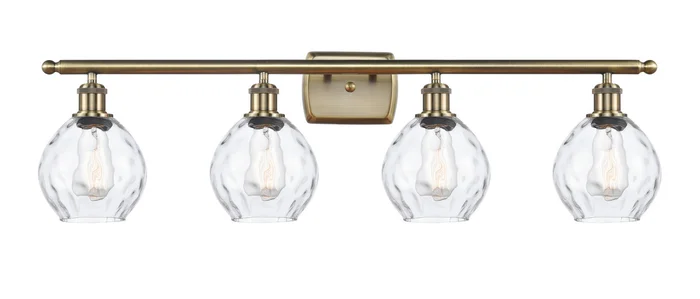 Ballston Four Light Bath Vanity in Antique Brass (405|516-4W-AB-G362)