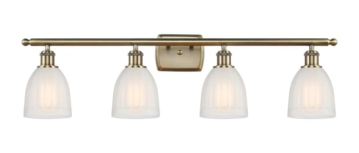 Ballston Four Light Bath Vanity in Antique Brass (405|516-4W-AB-G441)