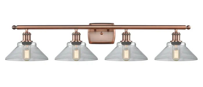 Ballston Four Light Bath Vanity in Antique Copper (405|516-4W-AC-G132)