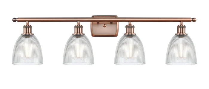 Ballston Four Light Bath Vanity in Antique Copper (405|516-4W-AC-G382)