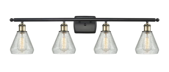 Ballston Four Light Bath Vanity in Black Antique Brass (405|516-4W-BAB-G275)