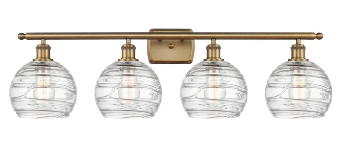 Ballston Four Light Bath Vanity in Brushed Brass (405|516-4W-BB-G1213-8)