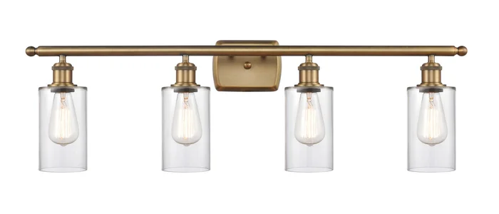 Ballston Four Light Bath Vanity in Brushed Brass (405|516-4W-BB-G802)