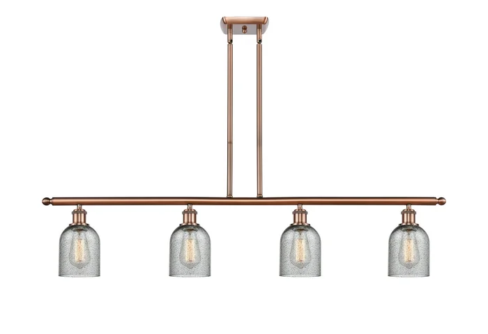 Ballston Four Light Island Pendant in Antique Copper (405|516-4I-AC-G257)