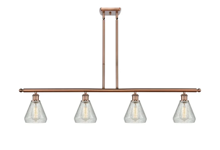Ballston Four Light Island Pendant in Antique Copper (405|516-4I-AC-G275)