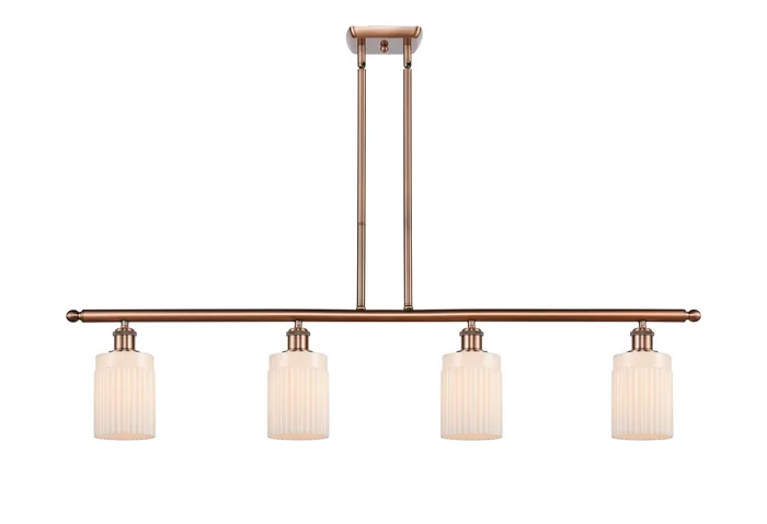 Ballston Four Light Island Pendant in Antique Copper (405|516-4I-AC-G341)