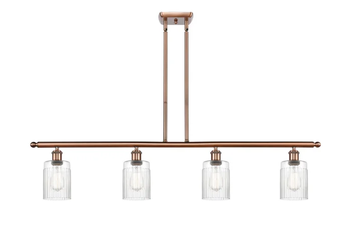 Ballston Four Light Island Pendant in Antique Copper (405|516-4I-AC-G342)