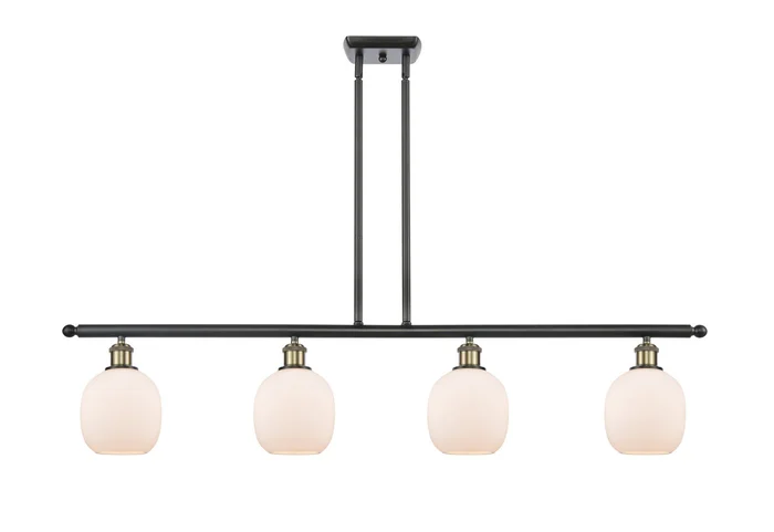Ballston Four Light Island Pendant in Black Antique Brass (405|516-4I-BAB-G101)