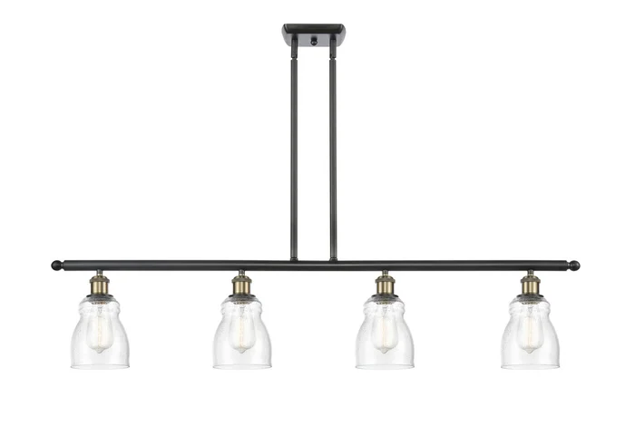 Ballston Four Light Island Pendant in Black Antique Brass (405|516-4I-BAB-G394)