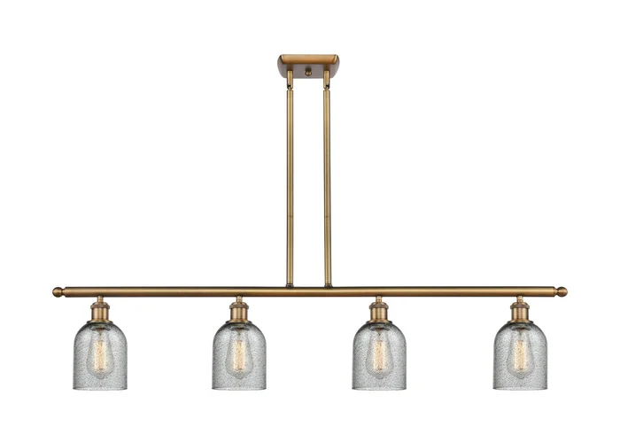 Ballston Four Light Island Pendant in Brushed Brass (405|516-4I-BB-G257)