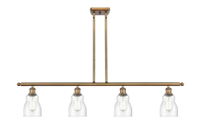 Ballston Four Light Island Pendant in Brushed Brass (405|516-4I-BB-G394)