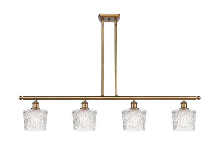 Ballston Four Light Island Pendant in Brushed Brass (405|516-4I-BB-G402)