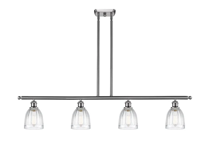 Ballston Four Light Island Pendant in Brushed Brass (405|516-4I-BB-G442)