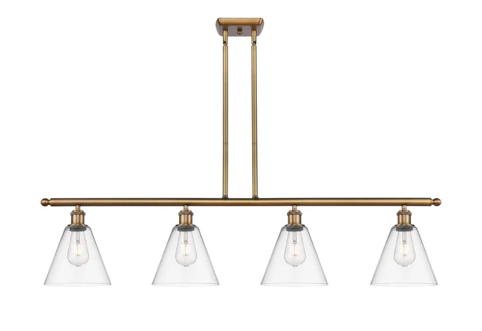 Ballston Four Light Island Pendant in Brushed Brass (405|516-4I-BB-GBC-82)