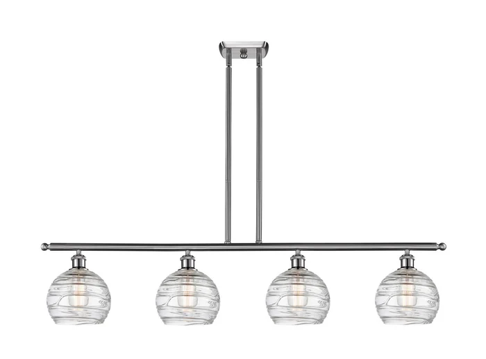 Ballston Four Light Island Pendant in Brushed Satin Nickel (405|516-4I-SN-G1213-8)