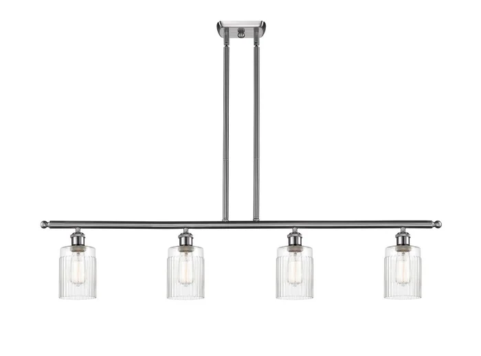 Ballston Four Light Island Pendant in Brushed Satin Nickel (405|516-4I-SN-G342)