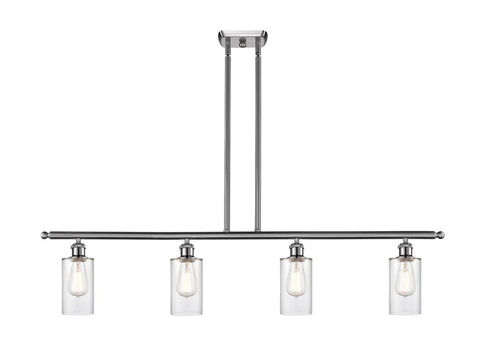 Ballston Four Light Island Pendant in Brushed Satin Nickel (405|516-4I-SN-G802)