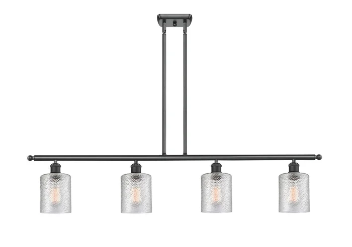 Ballston Four Light Island Pendant in Matte Black (405|516-4I-BK-G112)