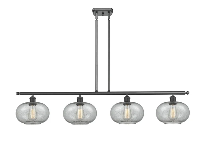 Ballston Four Light Island Pendant in Matte Black (405|516-4I-BK-G247)