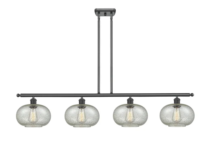 Ballston Four Light Island Pendant in Matte Black (405|516-4I-BK-G249)