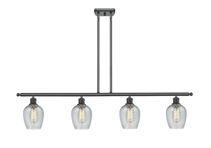 Ballston Four Light Island Pendant in Matte Black (405|516-4I-BK-G292)