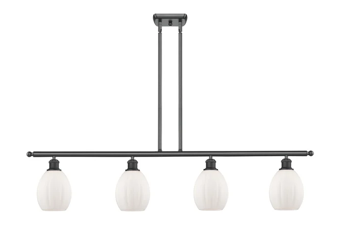 Ballston Four Light Island Pendant in Matte Black (405|516-4I-BK-G81)