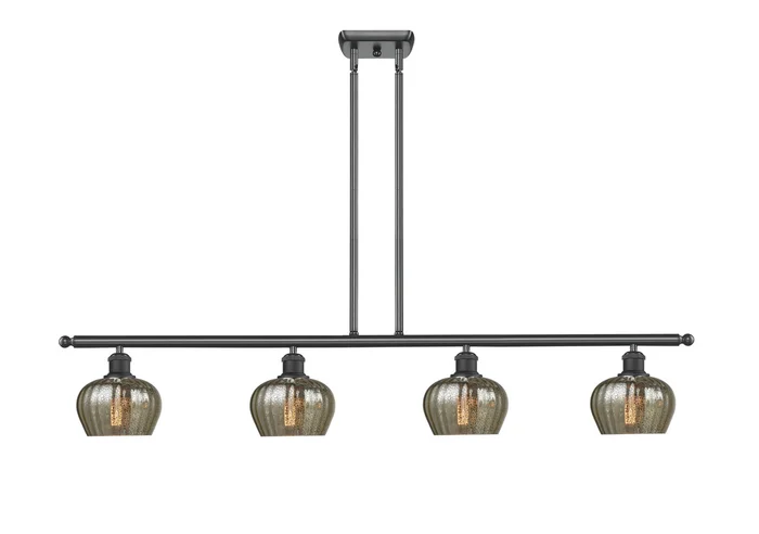 Ballston Four Light Island Pendant in Matte Black (405|516-4I-BK-G96)