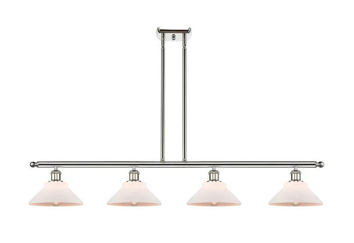 Ballston Four Light Island Pendant in Polished Nickel (405|516-4I-PN-G131)