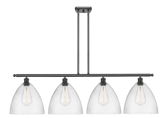 Ballston Four Light Island Pendant in Polished Nickel (405|516-4I-PN-GBD-122)