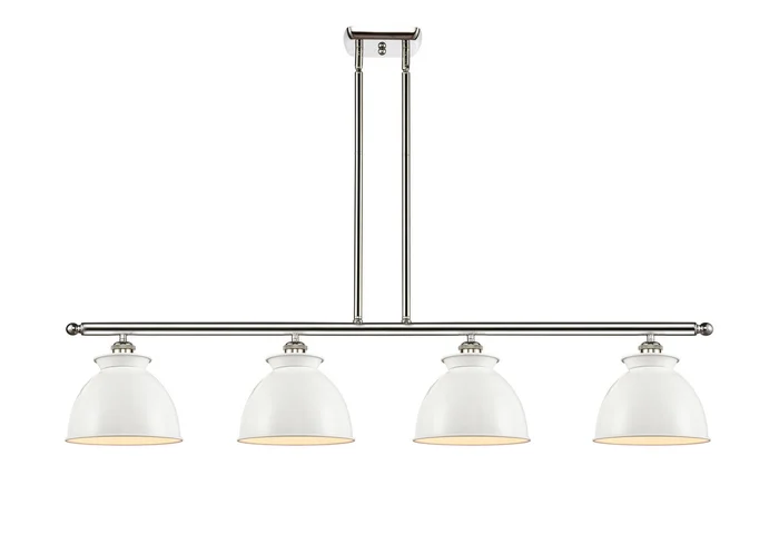 Ballston Four Light Island Pendant in Polished Nickel (405|516-4I-PN-M14-W)
