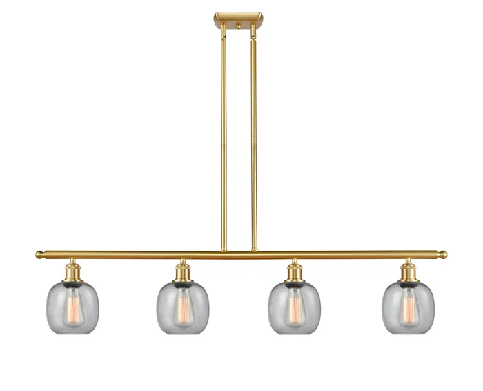 Ballston Four Light Island Pendant in Satin Gold (405|516-4I-SG-G104)