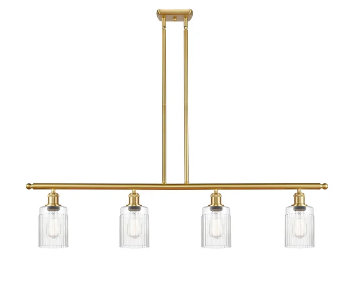 Ballston Four Light Island Pendant in Satin Gold (405|516-4I-SG-G342)