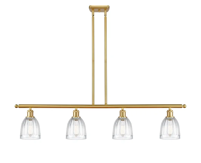 Ballston Four Light Island Pendant in Satin Gold (405|516-4I-SG-G442)