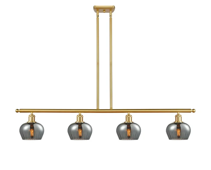 Ballston Four Light Island Pendant in Satin Gold (405|516-4I-SG-G93)