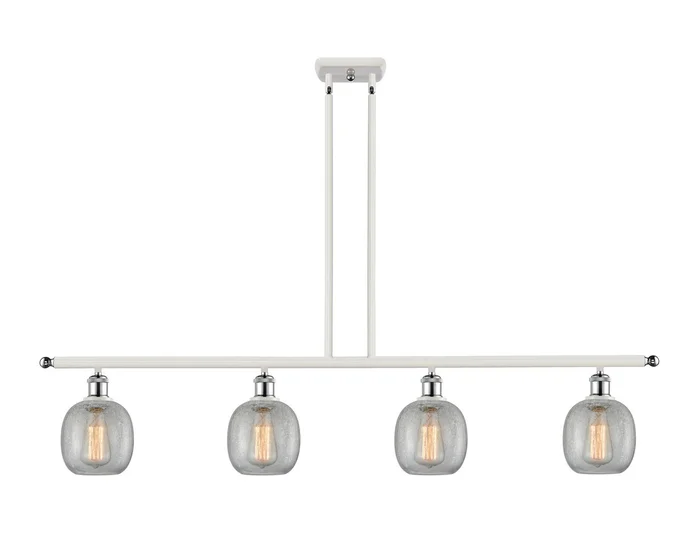 Ballston Four Light Island Pendant in White Polished Chrome (405|516-4I-WPC-G105)