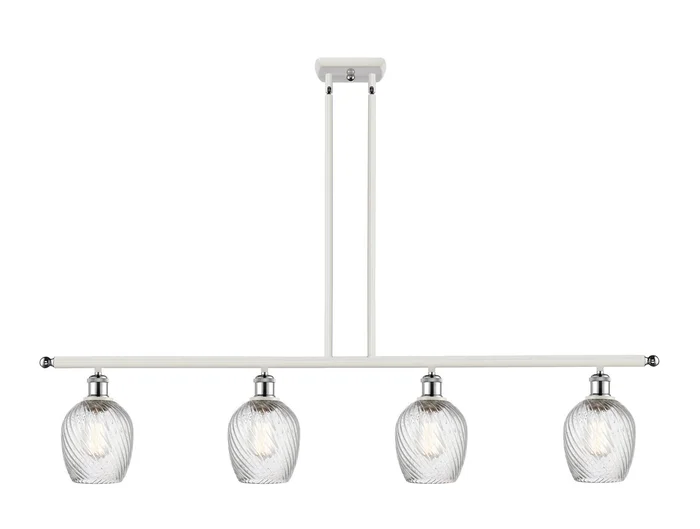 Ballston Four Light Island Pendant in White Polished Chrome (405|516-4I-WPC-G292)