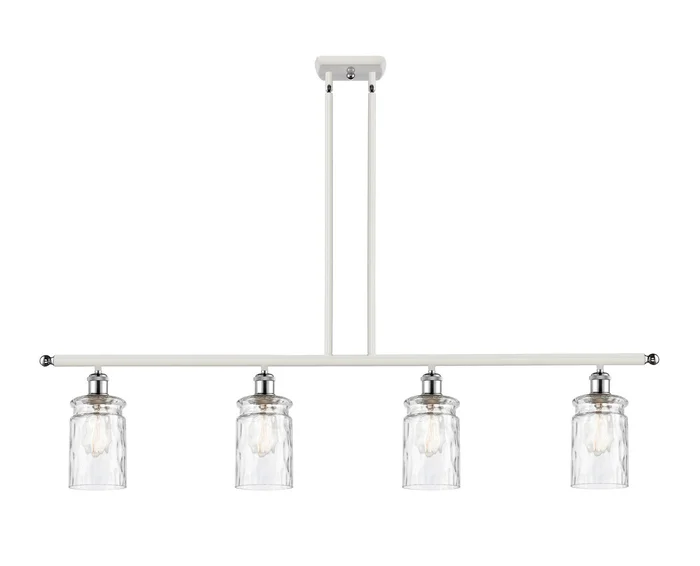 Ballston Four Light Island Pendant in White Polished Chrome (405|516-4I-WPC-G352)