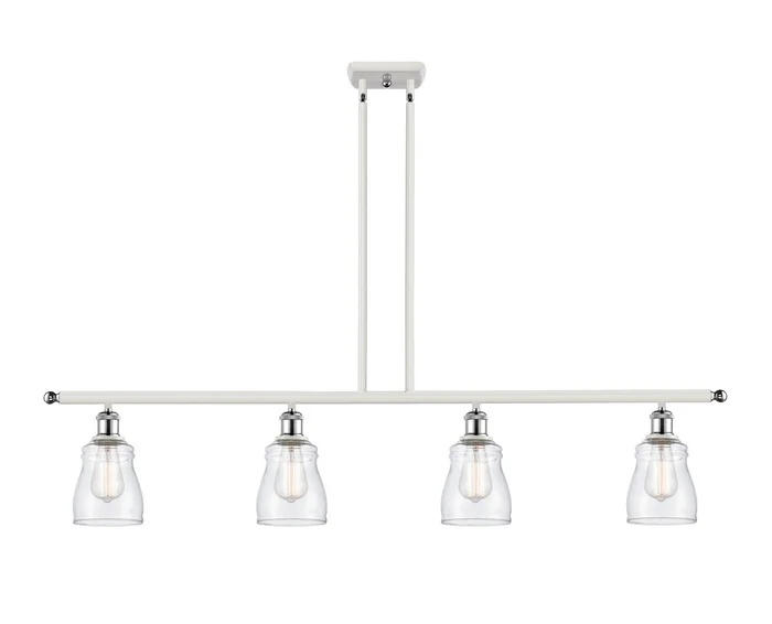 Ballston Four Light Island Pendant in White Polished Chrome (405|516-4I-WPC-G392)
